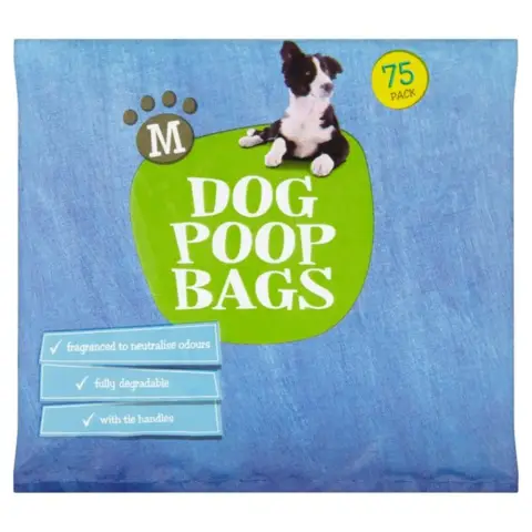 Morrisons Dog Poop Bag With 30% Recycled Material