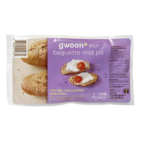 g'woon Desem Stokbrood Meergranen 250 g