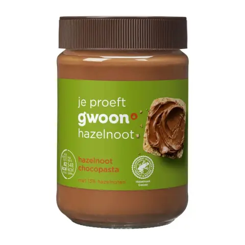 G'woon G’woon Schokoladenaufstrich Haselnuss 400g