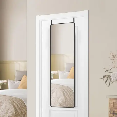 SONGMICS Full Length Mirror Rectangle Mirror Wall Door - 120x40 cm