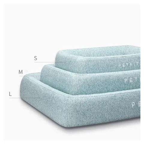 PETKIT Vierjahreszeiten-Schlafbett für Katzen und Hunde - Größe L - 89 x 67 x 14,5 cm