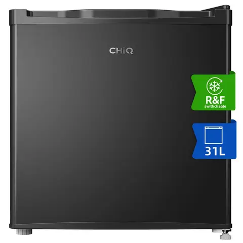CHiQ CSD31D4E 31L Mini-Gefrierschrank und Kühlschrank 4-Sterne-Gefrierschrank Dual-Use [Energieklasse E]