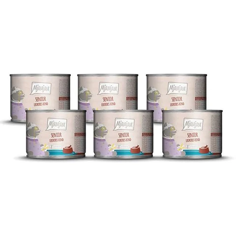 MjAMjAM - Senior - Bœuf Savoureux 200 g x 6