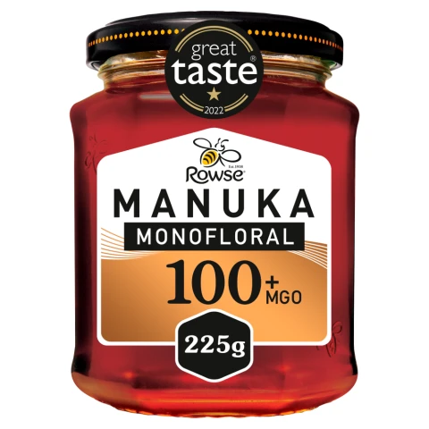 Rowse Authentic Manuka New Zealand Honey 100+ MGO 225g