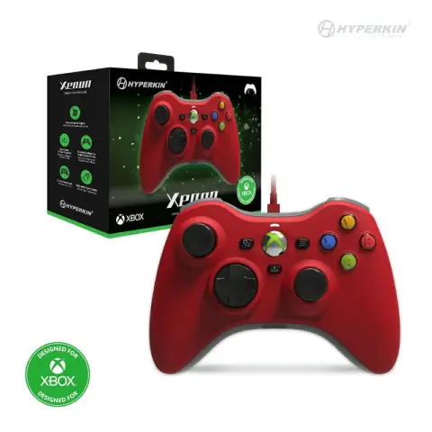 Hyperkin - Xenon - wired controller - voor Xbox Series X|S / XBOX1 / Win11|10 (rood)