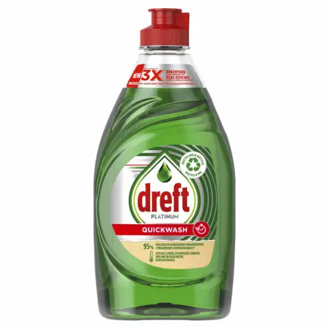 Dreft Platinum Quickwash Dishwashing Liquid Original 350 ml