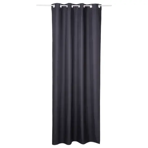 Schwarzer Thermovorhang 140x260cm Schwarz