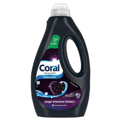 Coral Color Liquid Detergent Black Velvet 23 washes