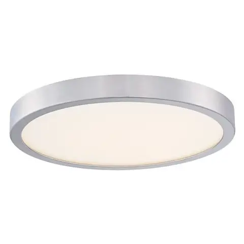 Westinghouse FLAT - LED Ceiling Light - 21W Integrated LED Warm White 3000K Nickel Brushed 29cm 21W