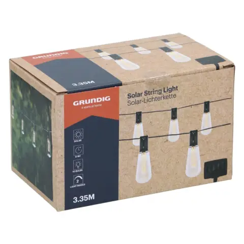 Solar-Lichterkette warmweiß