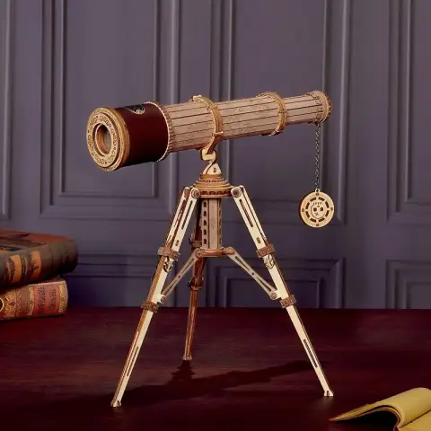 Robotime ROKR Monocular telescope 3D Wooden Puzzle Building Toys 33 x 24 x 32.5 cm 1PC