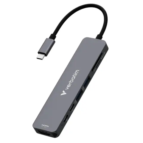 Verbatim USB-C Essentials Multiport Hub with 7 Ports