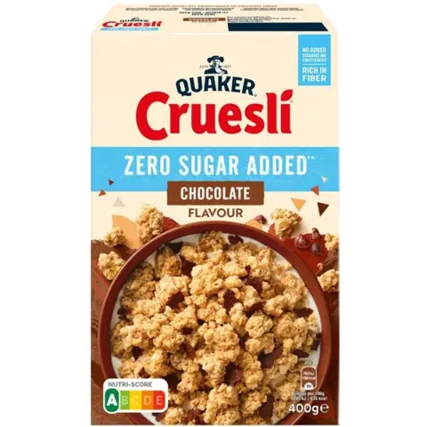 Quaker Cruesli Chocolade Zonder Toegevoegde Suikers 400 g