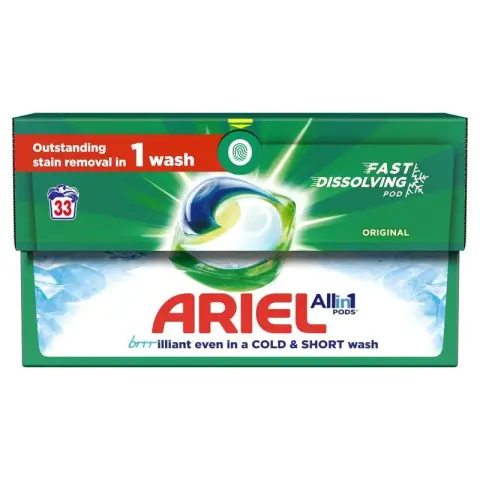 Dosettes tout-en-1 originales Clean & Fresh 33 pièces