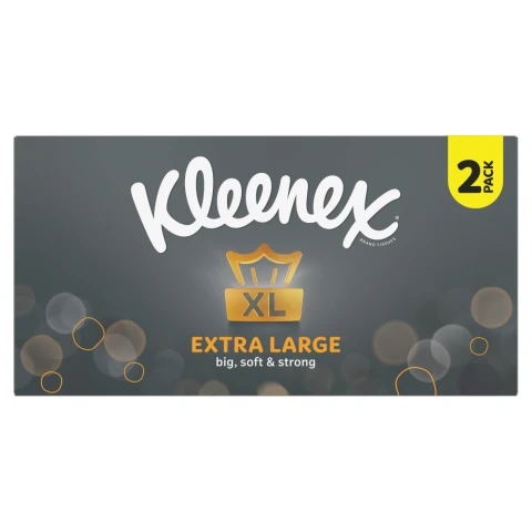 Kleenex Extra Large Tissues - Twin Pack