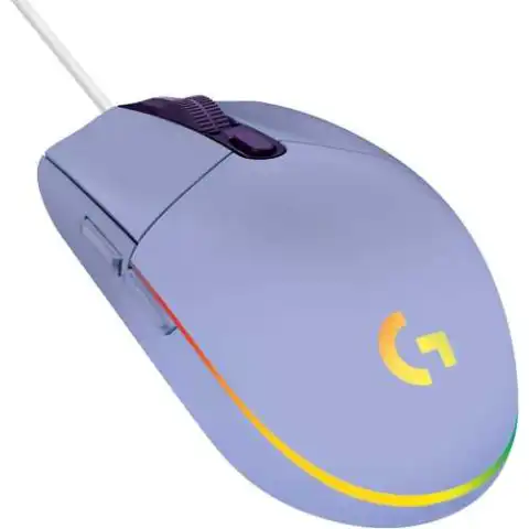 Original Logi G102 Gaming Mouse | USB Light Sync with Customizable RGB Lighting | 6 Programmable Buttons | Gaming Grade Sensor | 8K DPI Tracking | 16.8mn Color, Light Weight Comfortable Design – Purple(HK Version)