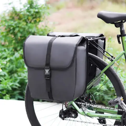 H.XUN Pannier Bags (Set of 2) - Bike Rear Bag, Durable, Spacious Capacity, Suitable for H.XUN Bicycle Bags Long-Distance Travel