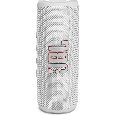 JBL Flip 6 Portable Bluetooth Speaker with 2-Way Speaker System and Powerful JBL Original Pro Sound, Up to 12 Hours of Playtime,White (HK Version)