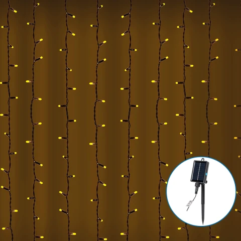 Aigostar Platte Slingerlichten - 100LED | 10 Strepen | Warm Licht | IP65 Tak (warm)