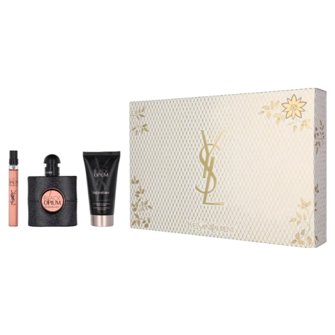 Yves Saint Laurent Black Opium Edp Spray 50ml/Body Lotion 50ml/Edp Spray 10ml