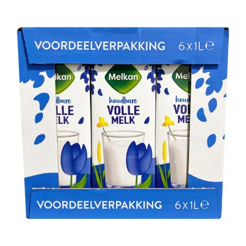 Melkan Milk Keeping Whole Milk 6×1L