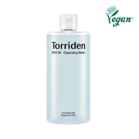 Torriden Eau nettoyante à l'acide hyaluronique à faible teneur en molécules Dive-In 400 ml + 100 ml
