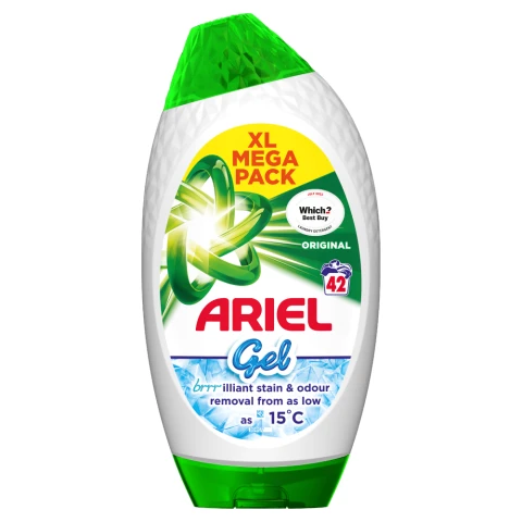 Ariel Washing Liquid Gel, 42 Washes, Original