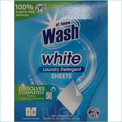 At Home AT HOME WASHING DETERGENT CLOTHS 30PCS WHITE