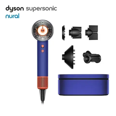 Dyson HD16 Supersonic Nural Hair Dryer with Gift Box Vinca Blue/Topaz (UK Plug)