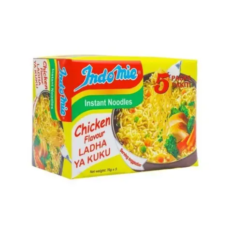 Indomie Instantnudeln Huhn 5x70g (EU) Huhngeschmack (EU-Version) 5 Packungen