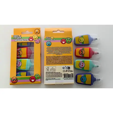 Markers Mini Set Of 4pcs B2s