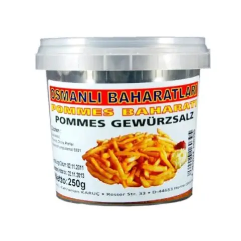 Osmanli Sel d'assaisonnement pour chips Osmanli (Pommes Baharati) 250g