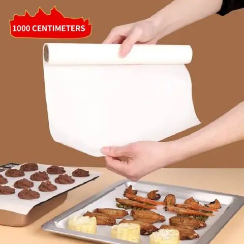 BJ oven special paper 30cm * 10 meter barbecue, baked cake, air fryer, baking tray, silicone oil paper mat