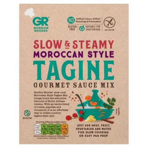 Gordon Rhodes Slow & Steamy Moroccan Style Tagine Sauce Mix 75g