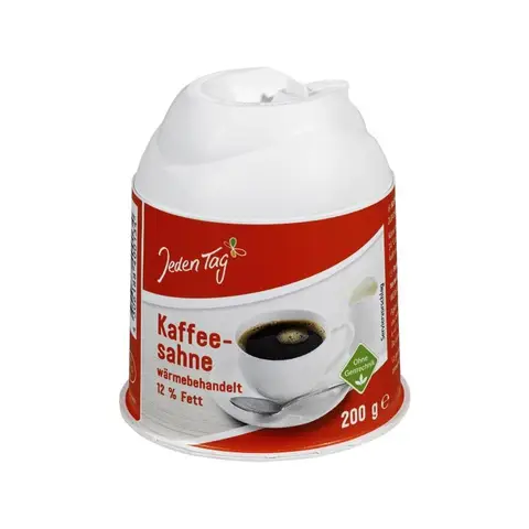 Jeden Tag Kaffeesahne 12% (ohne Gentechnik)  200 g 