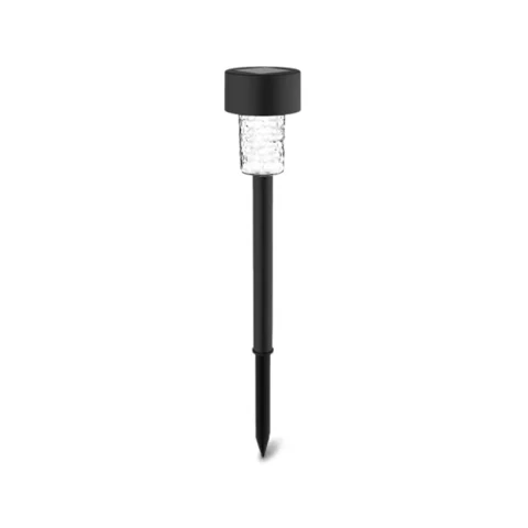 Aigostar LED Fackelstecker 32,7cm LED Solarleuchte 0,06W Schwarz 6500K