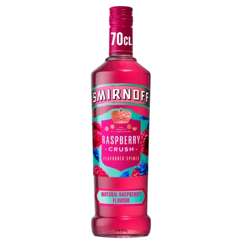 Smirnoff Raspberry Crush Vodka Based Flavoured Spirit Drink 35% vol 70cl