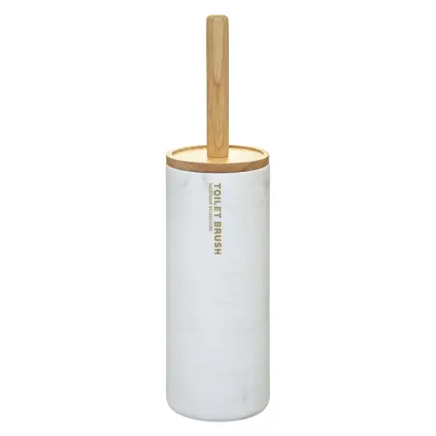 Toilet Brush White Lea