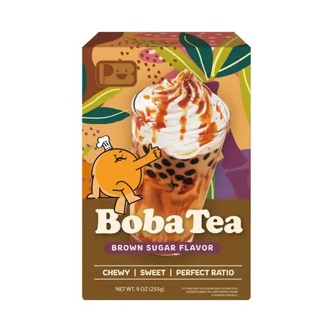 JENI PLAYB Bubble Tea Kit Brauner Zucker Geschmack 3 Kits - 255 g