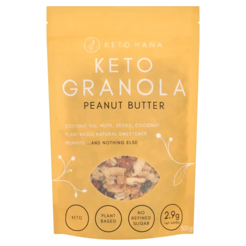 Keto Hana Peanut Butter Keto Granola 300g