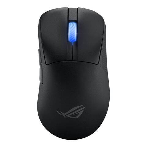 ASUS ROG Keris II Ace Wireless AimPoint Black muis Gamen Rechtshandig RF Wireless + Bluetooth + USB Type-A Optisch 42000 DPI