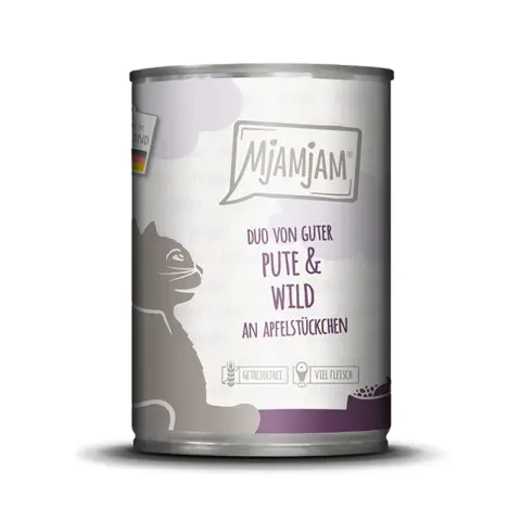 - DUO kalkoen & wild met appelstukjes 400g
