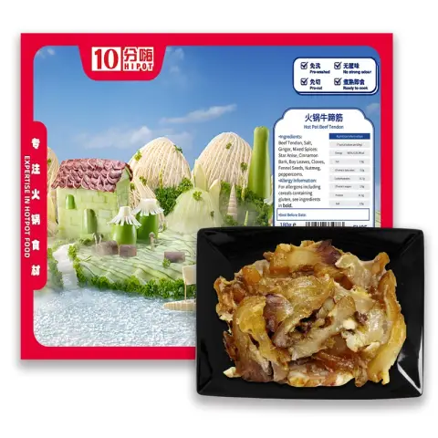 10 HIPOT XF Hot Pot Beef Tendon 180g 10分嗨火锅牛蹄筋 180g