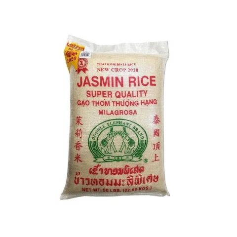 Double Elephants Thai Jasmine Rice (Aaa) 2Kg