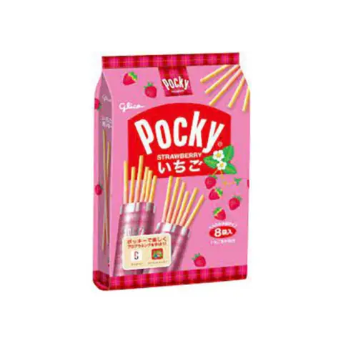 Glico Pocky Strawberry 8 Bag 93.6g
