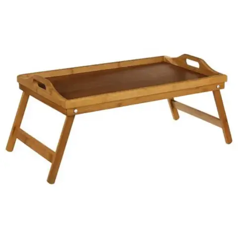 5Five Foldable Bed Table Bed Computer Table Bed  Brunch Dining Table - 50 x 30 cm