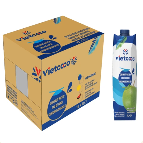 Vietcoco kokoswater - 12 x 1 l