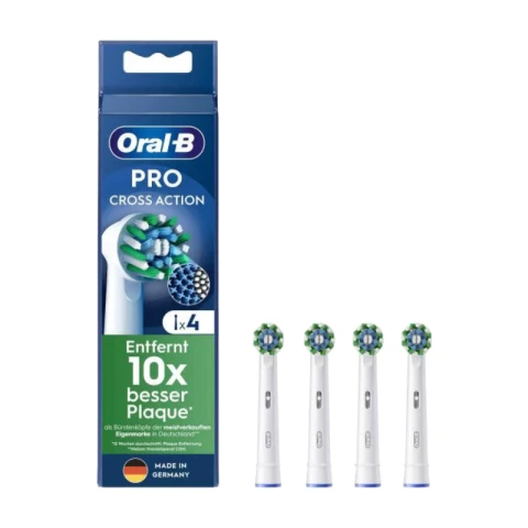 ORAL-B Professional CrossClean Ersatzbürstenköpfe, 4er-Pack
