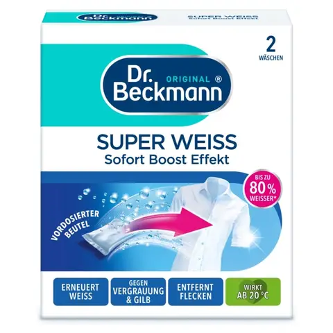 Dr. Beckmann Super Weiß 2 x 40 g