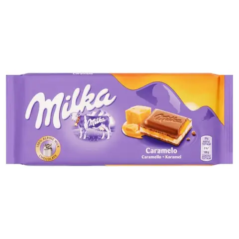 Milka Schokoriegel Karamell 100g